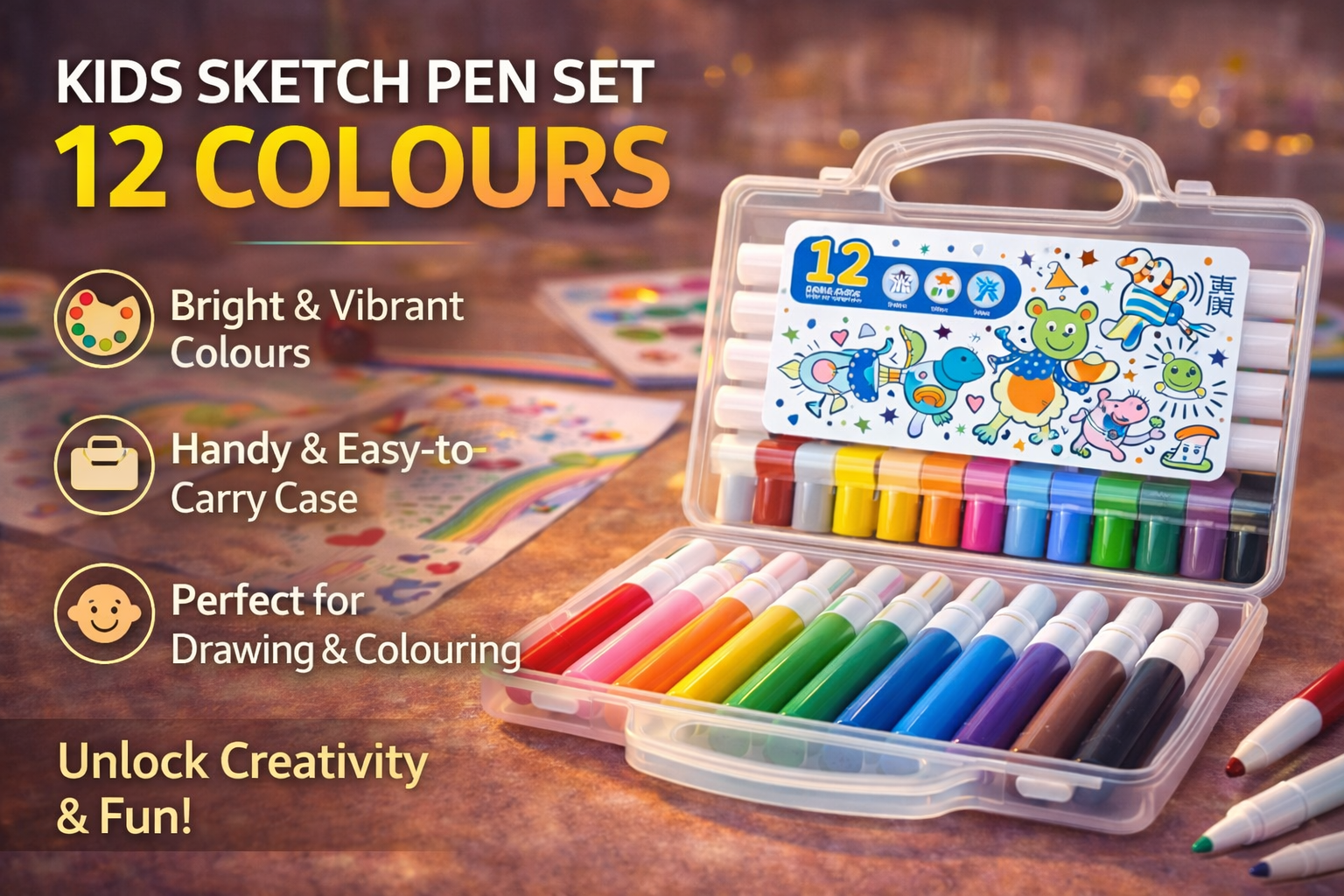 Kids Sketch Pen / Marker Set - Image 3