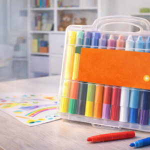 18 Colours Silky Painting Crayon Set