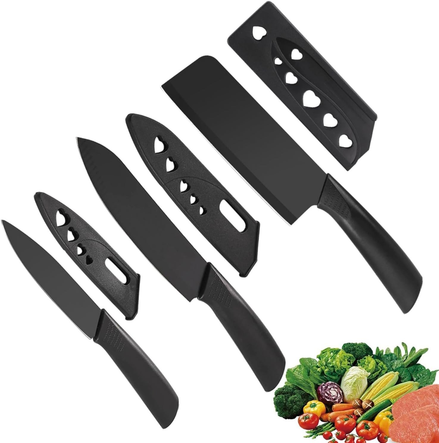 3PCS BLACK KNIFE - Image 4